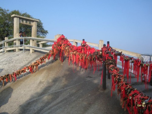 Der heilige Hua Shan in China