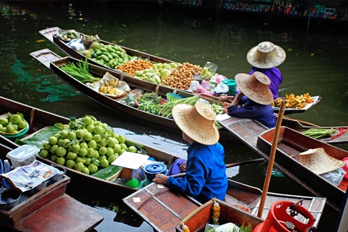 Damnoen Saduakin (Ratchaburi) - Floating Markets - Menam Chao Phraya