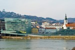 Linz, Kulturhauptstadt 2009 - mitten in Oberösterreich - Etappenort am Donauradweg Passau-Wien