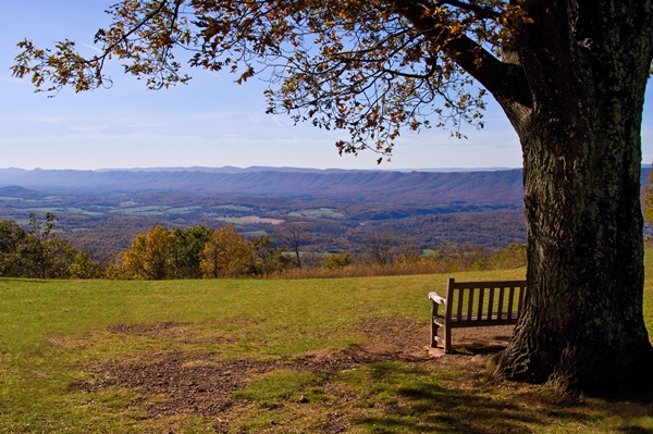 Blue Ridge Mountains (Appalachen) in West Virginia, USA