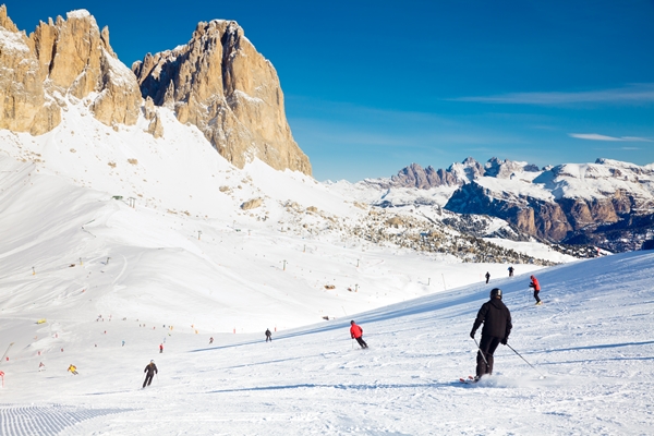 Sella Ronda / Fassatal - Gröden in Südtirol - Top-Skigebiete in Italien