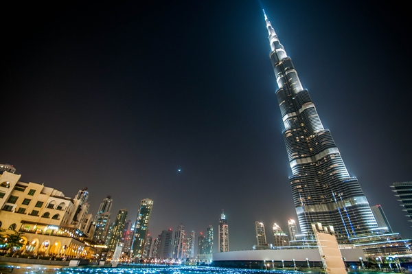 Burj Khalifa in Dubai: das höchste Gebäude der Welt