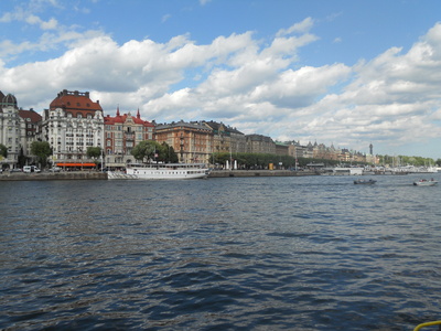 Stockholm bei Schiff © UnbekannTe / pixelio.de