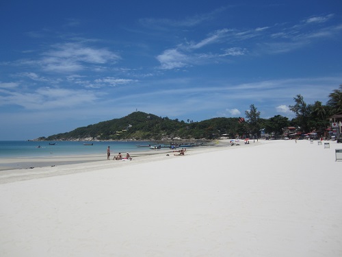 Auch Thailand steht auf meiner Welt-Rundreise wieder hoch im Kurs - hier zu sehen: Haad´Rin Beach auf Koh Phangan. Foto: Reise-Typ.de