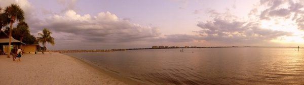 Sonnenuntergang, Cape Coral Beach